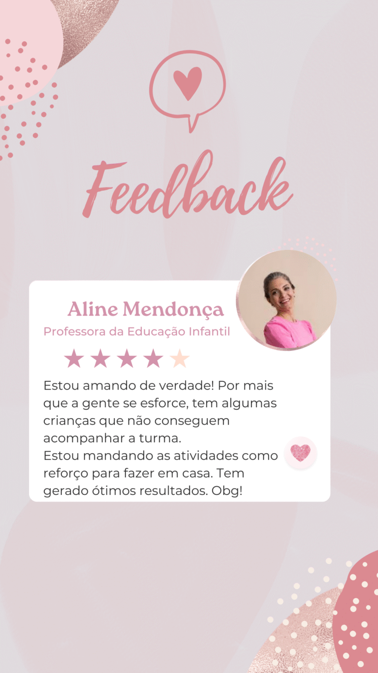 Feedback depoimento cliente print moderno rosa story do instagram (6)